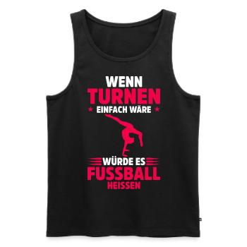 Turnen Akrobatik Cheerleading Turnerin Bodenturnen - Männer Premium Bio Tank Top - Schwarz - Vorne - Michal (187cm)