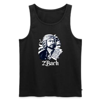2Bach Drôle Internet Meme Crossover Musique - Débardeur bio Premium Homme - noir - Devant - Michal (187cm)