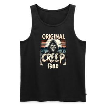 Vintage Creep depuis 1980 - anniversaire d’horreur rétro - Débardeur bio Premium Homme - noir - Devant - Michal (187cm)