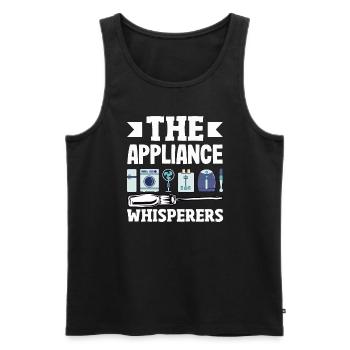 The Appliance Whisperers Repair Expert - Männer Premium Bio Tank Top - Schwarz - Vorne - AI Model Male 178 light (178cm)