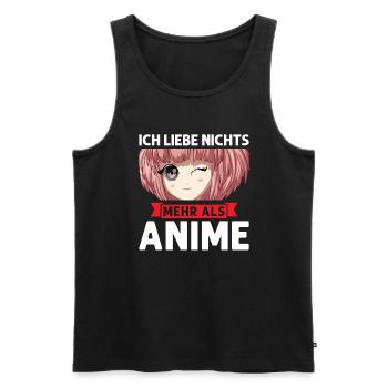Otaku Japan Anime Merch Anime Merch Geschenk - Männer Premium Bio Tank Top - Schwarz - Vorne - Michal (187cm)