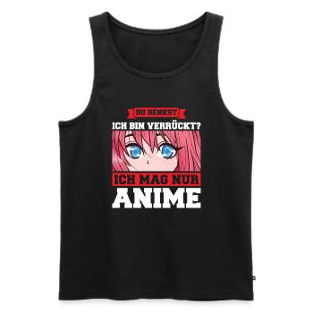 Otaku Japan Anime Merch Anime Merch Geschenk - Männer Premium Bio Tank Top - Schwarz - Vorne - Michal (187cm)