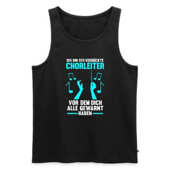 Chorleiter Beruf Chorsänger Geschenk - Männer Premium Bio Tank Top - Schwarz - Vorne - AI Model Male 178 light (178cm)