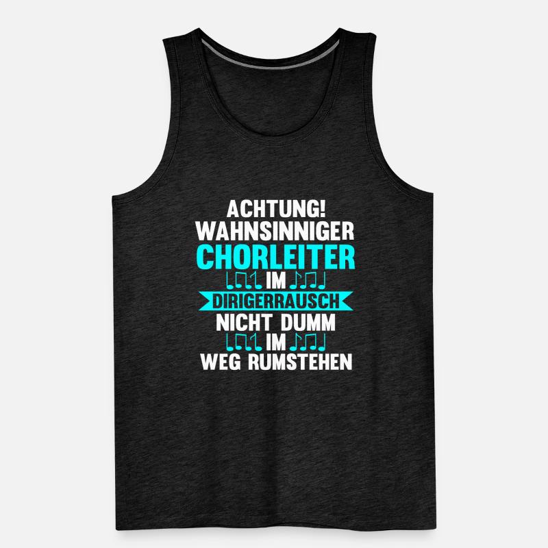 Chorleiter Beruf Dirigent Geschenk Männer Premium Bio Tank Top