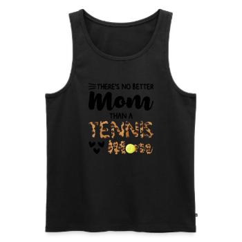 Tennis Mama Tennisspiel Tennis Geschenk - Männer Premium Bio Tank Top - Schwarz - Vorne - AI Model Male 178 light (178cm)