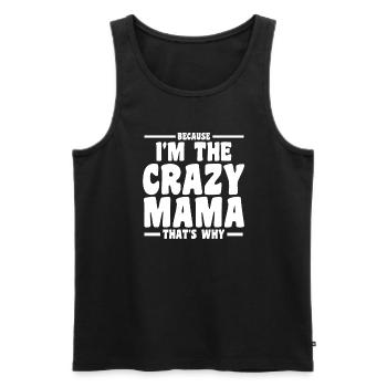 Mama Oma Oma Geschenk - Männer Premium Bio Tank Top - Schwarz - Vorne - AI Model Male 178 light (178cm)