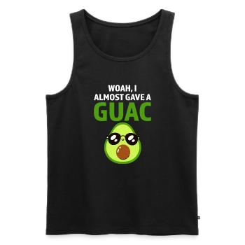 Avocados Avocado Avocado-Liebhaber Geschenk - Männer Premium Bio Tank Top - Schwarz - Vorne - Michal (187cm)