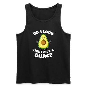 Avocados Avocado Avocado-Liebhaber Geschenk - Männer Premium Bio Tank Top - Schwarz - Vorne - Michal (187cm)
