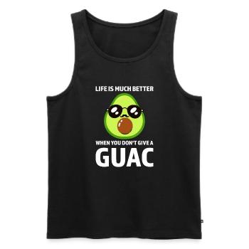 Avocados Avocado Avocado-Liebhaber Geschenk - Männer Premium Bio Tank Top - Schwarz - Vorne - Michal (187cm)