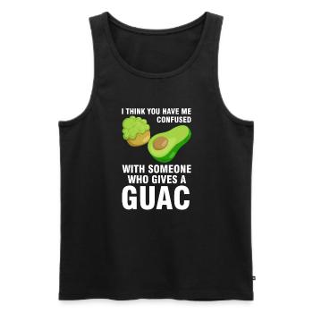Avocados Avocado Avocado-Liebhaber Geschenk - Männer Premium Bio Tank Top - Schwarz - Vorne - Michal (187cm)