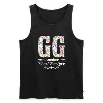 Großmutter GG Oma Geschenk - Männer Premium Bio Tank Top - Schwarz - Vorne - Michal (187cm)
