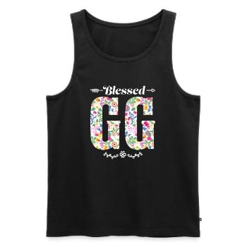 Großmutter GG Oma Geschenk - Männer Premium Bio Tank Top - Schwarz - Vorne - Michal (187cm)
