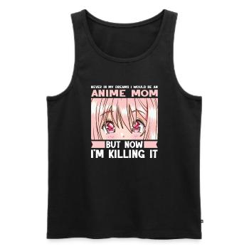 anime merch Anime anime mom Geschenk - Männer Premium Bio Tank Top - Schwarz - Vorne - Michal (187cm)