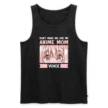 anime merch Anime anime mom Geschenk - Männer Premium Bio Tank Top - Schwarz - Vorne - Michal (187cm)
