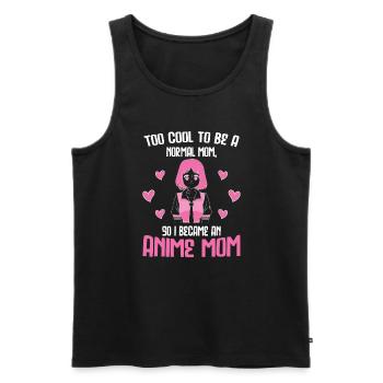 anime merch Anime anime mom Geschenk - Männer Premium Bio Tank Top - Schwarz - Vorne - Michal (187cm)