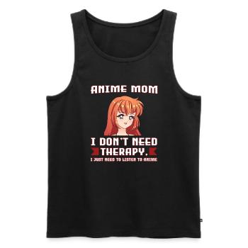 anime merch Anime anime mom Geschenk - Männer Premium Bio Tank Top - Schwarz - Vorne - Michal (187cm)
