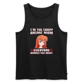anime merch Anime anime mom Geschenk - Männer Premium Bio Tank Top - Schwarz - Vorne - Michal (187cm)