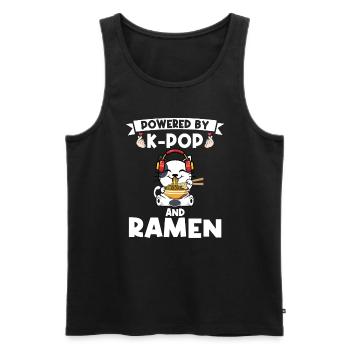 Ramen Merch Ramen kpop Katze Katze Lover Geschenk - Männer Premium Bio Tank Top - Schwarz - Vorne - Michal (187cm)