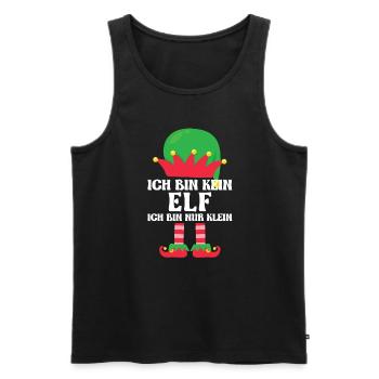 Weihnachten Elf Weihnachten Elf Geschenk - Männer Premium Bio Tank Top - Schwarz - Vorne - Michal (187cm)