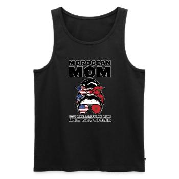 Marokko Marokkaner Marokkanische Wurzeln Geschenk - Männer Premium Bio Tank Top - Schwarz - Vorne - Michal (187cm)