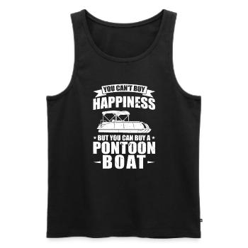 Ponton Pontonierboot Geschenk - Männer Premium Bio Tank Top - Schwarz - Vorne - Michal (187cm)