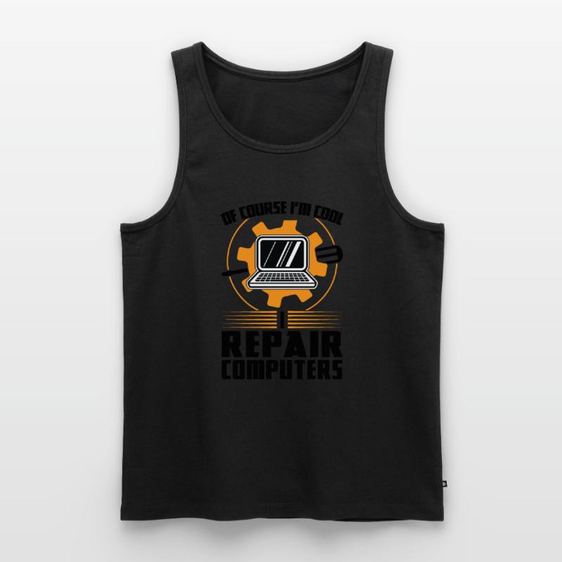 Technischer Support Computertechniker Technischer Männer Premium Bio Tank Top