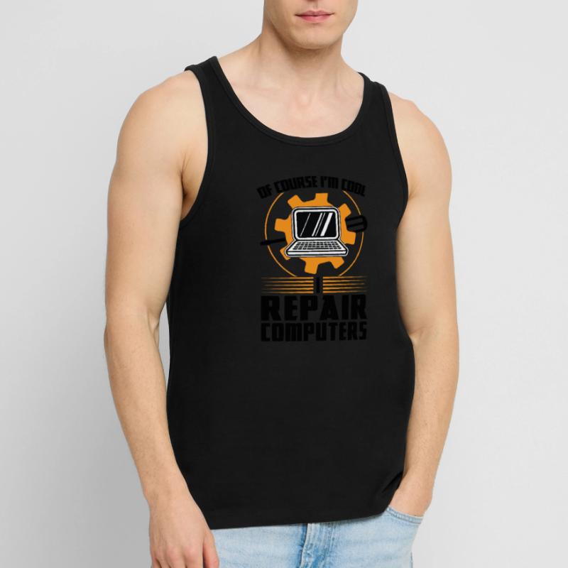 Technischer Support Computertechniker Technischer Männer Premium Bio Tank Top