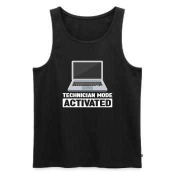 Technischer Support Computertechniker Technischer - Männer Premium Bio Tank Top - Schwarz - Vorne - AI Model Male 178 light (178cm)