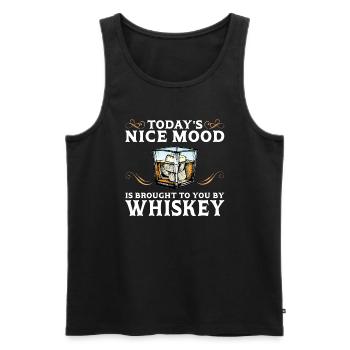 Whiskey trinken Whiskey trinken Whiskey Geschenk - Männer Premium Bio Tank Top - Schwarz - Vorne - Michal (187cm)