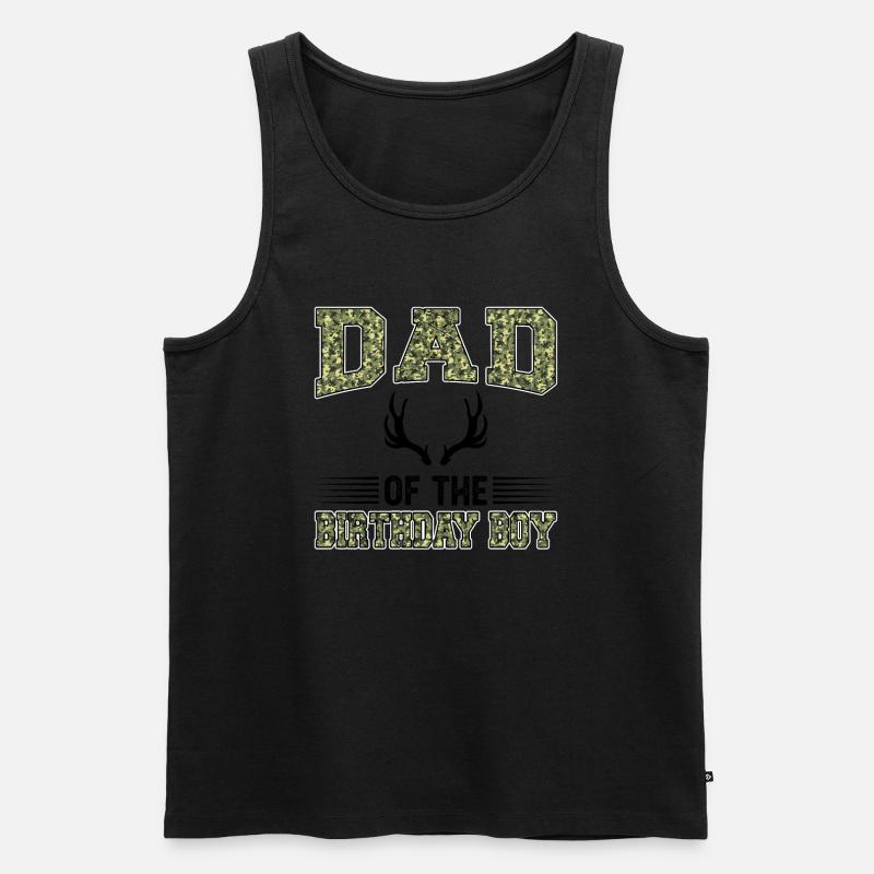 Jäger Jagd Jagd Geschenk - Männer Premium Bio Tank Top - Schwarz
