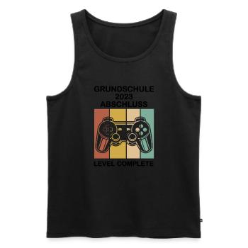 Grundschule Abschluss 2023 Gymnasium Geschenk - Männer Premium Bio Tank Top - Schwarz - Vorne - Michal (187cm)