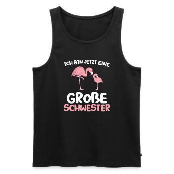 Onkel & Nichte Familie Onkel Geschenk - Männer Premium Bio Tank Top - Schwarz - Vorne - Michal (187cm)