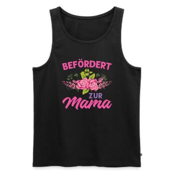 Mutter Mama Tochter Geschenk - Männer Premium Bio Tank Top - Schwarz - Vorne - Michal (187cm)