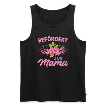 Mutter Mama Tochter Geschenk - Männer Premium Bio Tank Top - Schwarz - Vorne - Michal (187cm)