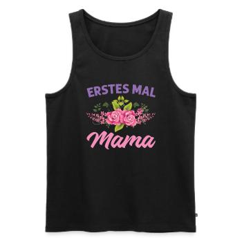 Mutter Mama Tochter Geschenk - Männer Premium Bio Tank Top - Schwarz - Vorne - Michal (187cm)