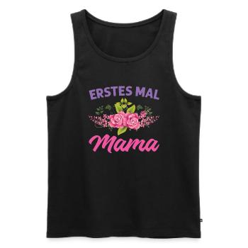 Mutter Mama Tochter Geschenk - Männer Premium Bio Tank Top - Schwarz - Vorne - Michal (187cm)