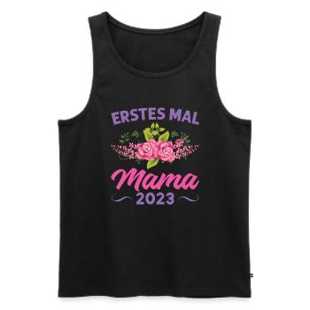 Mutter Mama Tochter Geschenk - Männer Premium Bio Tank Top - Schwarz - Vorne - Michal (187cm)