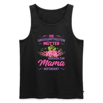 Mutter Mama Tochter Geschenk - Männer Premium Bio Tank Top - Schwarz - Vorne - Michal (187cm)