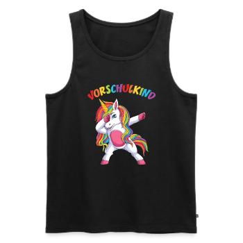Vorschulung Vorschulkind Schule Geschenk - Männer Premium Bio Tank Top - Schwarz - Vorne - AI Model Male 178 light (178cm)