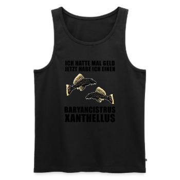 Fish Baryancistrus Xanthellus Fisher Geschenk - Männer Premium Bio Tank Top - Schwarz - Vorne - AI Model Male 178 light (178cm)