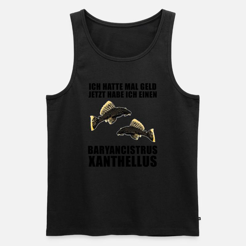 Fish Baryancistrus Xanthellus Fisher Geschenk - Männer Premium Bio Tank Top - Schwarz