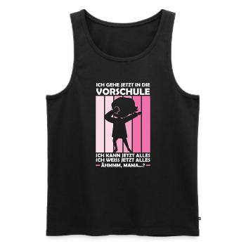 Vorschule Dabbing Vorschüler Geschenk - Männer Premium Bio Tank Top - Schwarz - Vorne - Michal (187cm)
