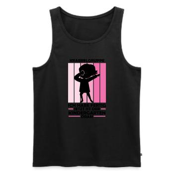 Kindergarten Dabbing Kita-Anfang Geschenk - Männer Premium Bio Tank Top - Schwarz - Vorne - Michal (187cm)