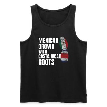 Anime & Ramen Anime Ramen Geschenk - Männer Premium Bio Tank Top - Schwarz - Vorne - Michal (187cm)