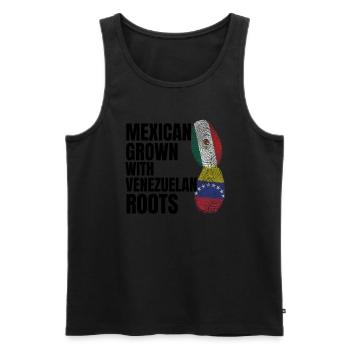 Anime & Skizzieren Mädchen Anime Skizzieren Gesche - Männer Premium Bio Tank Top - Schwarz - Vorne - AI Model Male 178 light (178cm)