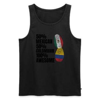 Anime & Skizzieren Junge Anime Skizzieren Geschenk - Männer Premium Bio Tank Top - Schwarz - Vorne - AI Model Male 178 light (178cm)