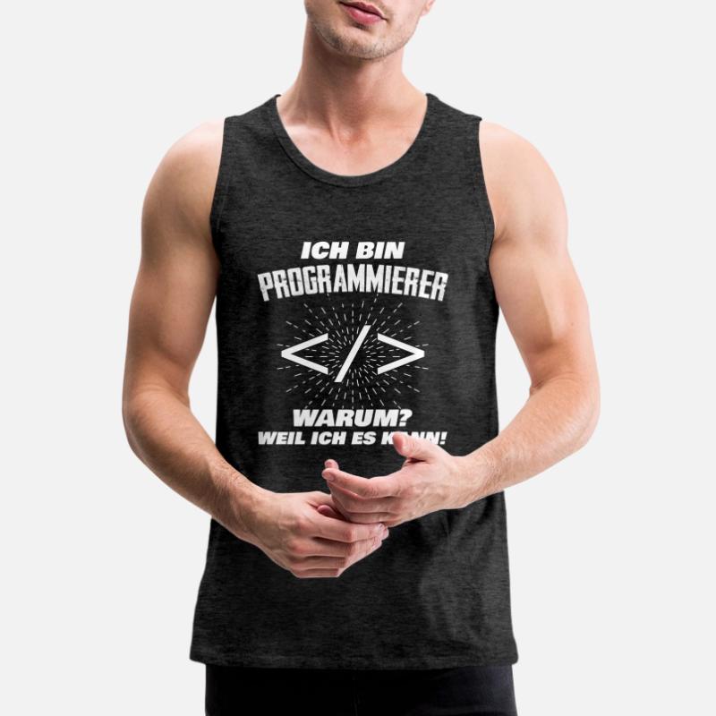 Programmierer Beruf IT-Informatiker Geschenk Männer Premium Bio Tank Top