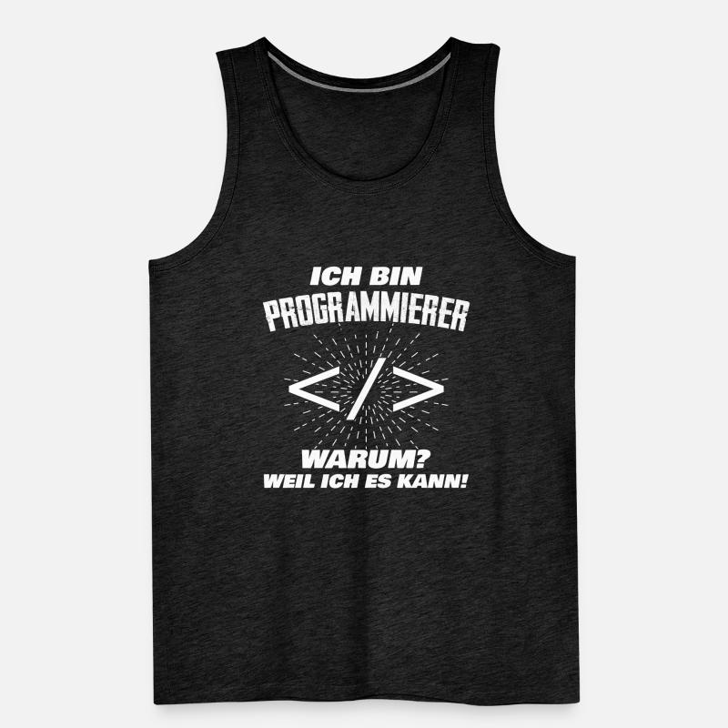 Programmierer Beruf IT-Informatiker Geschenk Männer Premium Bio Tank Top