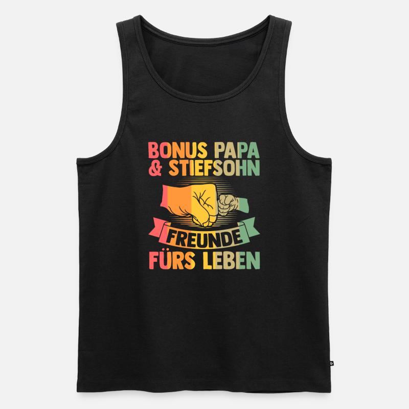 Patenonkel Patentochter Taufpate Geschenk - Männer Premium Bio Tank Top - Schwarz