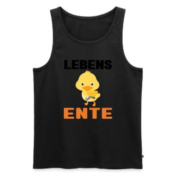 Lustig Ironie Ente Ente Sarkasmus Geschenk - Männer Premium Bio Tank Top - Schwarz - Vorne - Michal (187cm)